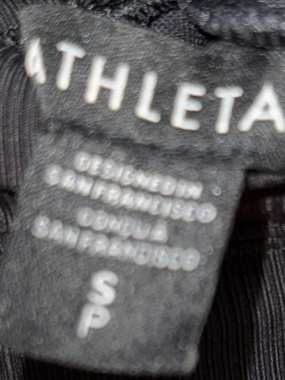 NWT Athleta Venice High Rise Jogger Black Size S Pockets - Picture 5 of 10